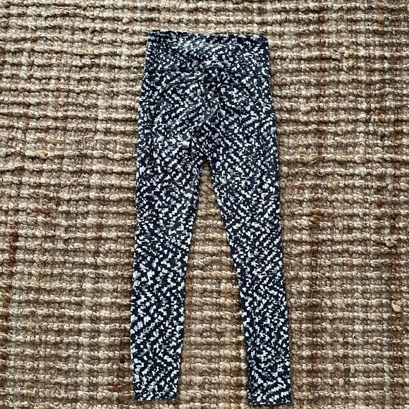 Lululemon Fast and Free Tight II 25" – Pace Lace Graphite Grey Multi – Size 4 - Picture 5 of 11